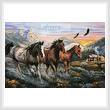 cross stitch pattern High Country Run