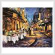 cross stitch pattern Paris Romance