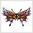 cross stitch pattern Colourful Wings