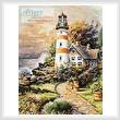 cross stitch pattern Lighthouse Cottage