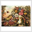 cross stitch pattern Fruits and Flowers