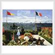 cross stitch pattern Garden at Saint-Adresse