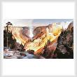 cross stitch pattern Grand Canyon of the Yellowstone