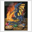 cross stitch pattern Dragons Treasure