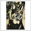 cross stitch pattern German Shepherd Painting