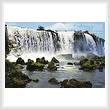 cross stitch pattern Iguazu Falls