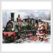 cross stitch pattern Christmas Express