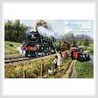 cross stitch pattern The Flying Scotsman