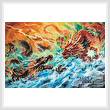 cross stitch pattern Encountering Dragons
