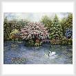 cross stitch pattern Swan Lake