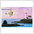 cross stitch pattern Curtiss Sparrowhawk near Pigeon Pt.