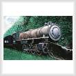 cross stitch pattern Skagway, White Pass Locomotive