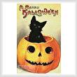 cross stitch pattern Merry Halloween
