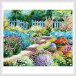 cross stitch pattern Flowers of the Garden
