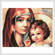 cross stitch pattern Mother of God 2