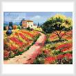 cross stitch pattern Provencal House