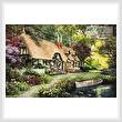 cross stitch pattern Woodland Walk Cottage
