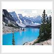 cross stitch pattern Moraine Lake Photo 2