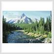 cross stitch pattern Mountain Stream