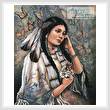 cross stitch pattern Butterfly Maiden
