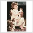 cross stitch pattern Playing with the Kitten