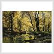 cross stitch pattern Reflections in a Stream