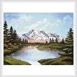 cross stitch pattern Serenity Lake
