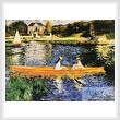 cross stitch pattern The Seine at Asnieres