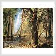 cross stitch pattern View in Yosemite Valley