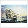 cross stitch pattern Clipper Ship Surprise