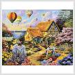 cross stitch pattern Spring in Grandmas Garden
