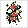 cross stitch pattern Camellias 1