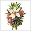 cross stitch pattern Floral Bouquet 3