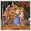 cross stitch pattern Hansel and Gretel