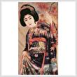 cross stitch pattern Japanese Beauty