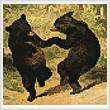cross stitch pattern Mini Dancing Bears