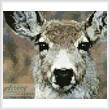 cross stitch pattern Mini Deer Face