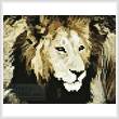cross stitch pattern Mini Lion 4