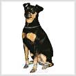 cross stitch pattern Miniature Pinscher