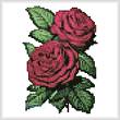 cross stitch pattern Mini Pink Roses 5