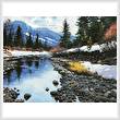 cross stitch pattern Montana Stream