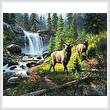cross stitch pattern Thunder River