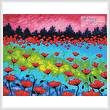 cross stitch pattern Dancing Poppies