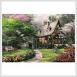 cross stitch pattern The Misty Lane Cottage