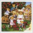 cross stitch pattern Apple Harvest