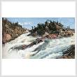 cross stitch pattern The Raging Rapids