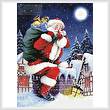cross stitch pattern Santa's Here
