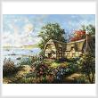 cross stitch pattern Seacove Cottage