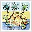 cross stitch pattern Turtle Design