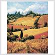 cross stitch pattern Tuscan Colors